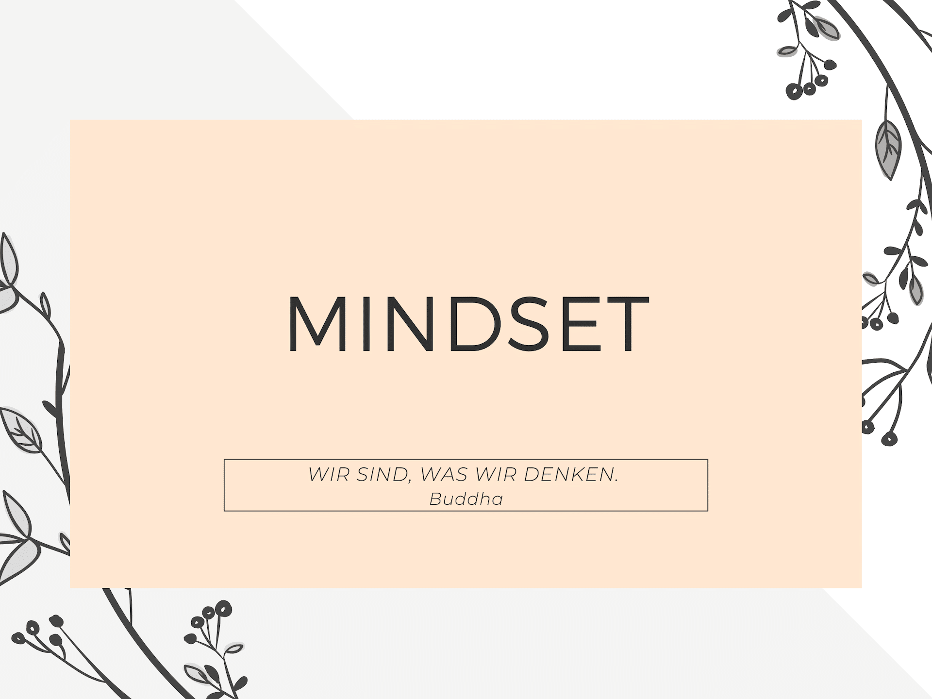 Mindset & Veränderung
